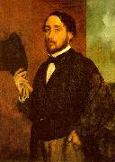 Edgar Degas Self Portrait_h oil